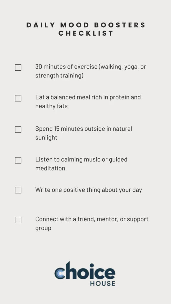 Daily Mood Boosters Checklist